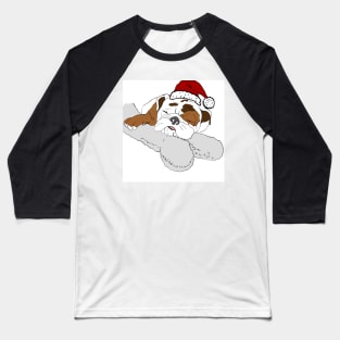 Christmas bulldog Baseball T-Shirt